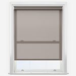 Taupe Roller Blind with Motor