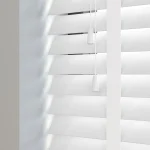 Premium White Real Wooden Venetian Blinds With Tapes