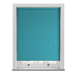 Cheap Brushed Turquoise Aluminium Venetian Blind
