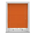 Designer Alumitex Aluminium Blinds, Atomic Orange