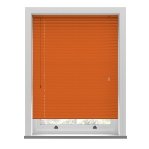 Designer Alumitex Aluminium Blinds, Atomic Orange