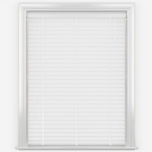 Cheapest White Woodgrain Faux Wood Venetian Blind with Tapes