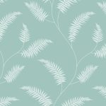 Sage Green Floral Roller Blind