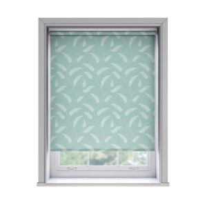 Cheapest Sage Green Roller Blind with Floral Pattern