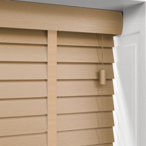 Quality Light Oak Faux Wood Venetian Blind with Tapes