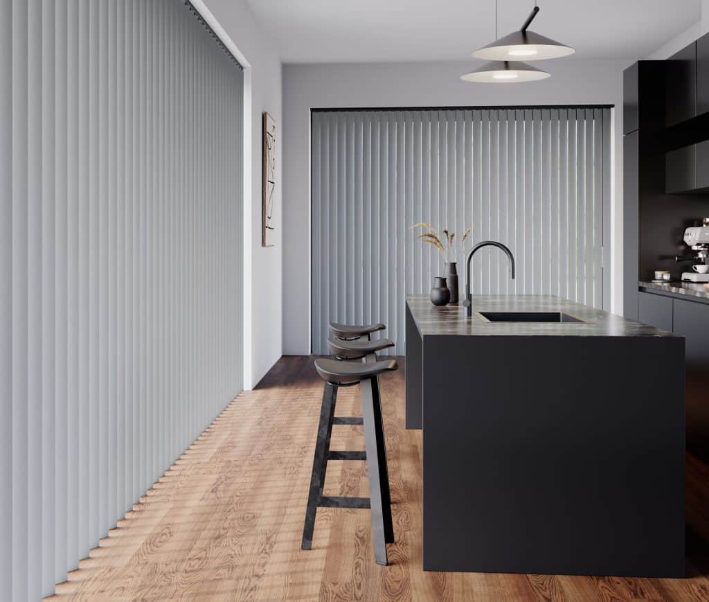 Cheap Grey Vertical Blind 