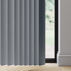 Cheap Grey Texture Vertical Blind