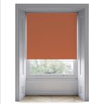 Orange Blackout Roller Blind